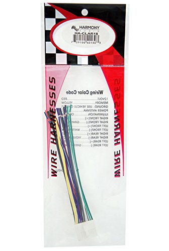 Harmony Audio Compatible With Clarion Nz503 Aftermarket Stereo Radio Receiver Replacement Wire Harness Cable